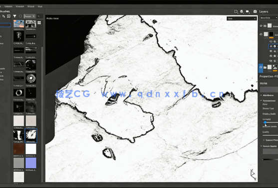 Substance Painter逼真加绒皮革纹理材质制作视频教程(图4)