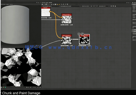 Substance Designer有孔石膏墙壁材质制作训练视频教程(图2)