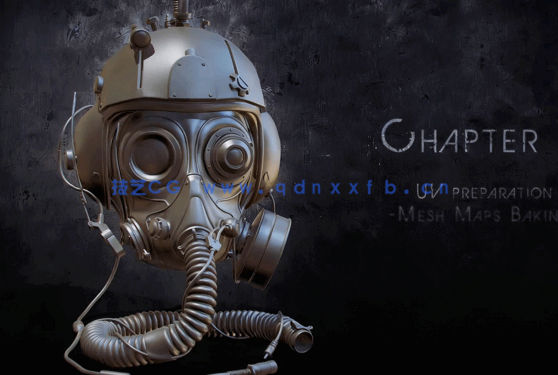 Substance Designer3A品质次世代PBR废土风格面具SP材质制作视频教程(图2)