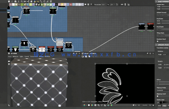 Substance Designer中高级图案和织物创作视频教程(图4)