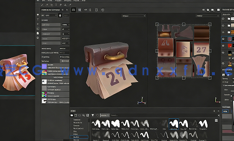 3DEX机构游戏资产从建模到纹理材质制作视频教程合集第三季(图4)