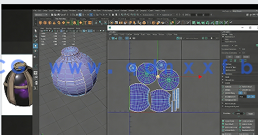 3DEX机构游戏资产从建模到纹理材质制作视频教程合集第二季(图6)