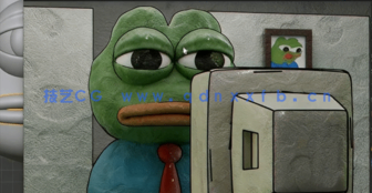 Blender 4.0粘土青蛙3D建模制作视频教程(图3)