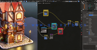  Blender4 AAA级游戏模型资产制作工作流程视频教程 (图2)