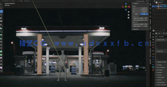 Blende逼真CGI场景实例制作流程视频教程(图2)