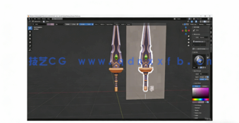 Blender手绘自定义风格纹理核心技术视频教程 (图3)