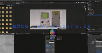  Blender与Substance Painter任天堂游戏机制作流程视频教程 (图4)