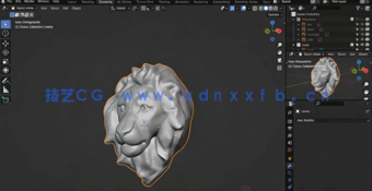 Blender数字肖像角色雕刻艺术技能训练视频教程(图5)