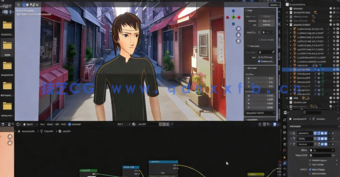Blender卡通渲染动漫角色完整制作流程视频教程 (图2)