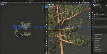 Blender逼真山丘地形场景制作流程视频教程 (图3)