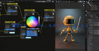 Blender节点合成系统核心技术训练视频教程 (图2)