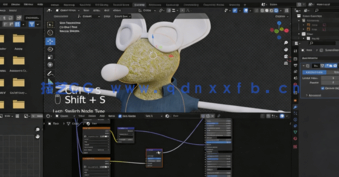 Blender小老鼠场景动画完整制作流程视频教程(图2)