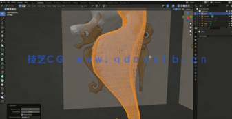Blender卡通海马角色完整实例制作视频教程(图3)