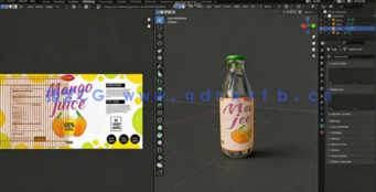 Blender 3D产品可视化建模渲染实例制作视频教程(图3)