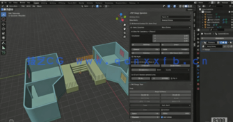 Blender 4.2建筑工程与3D打印精准建模视频教程(图3)