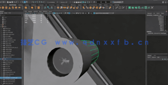 Maya和Zbrush游戏武器模型实例制作流程视频教程(图5)