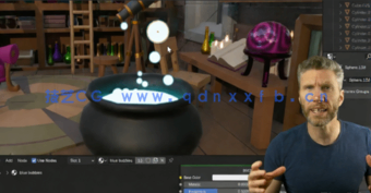 Blender等轴奇幻小世界场景实例制作视频教程(图4)