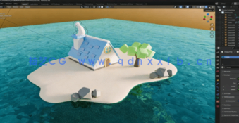 Blender初次接触基础入门训练视频教程(图5)