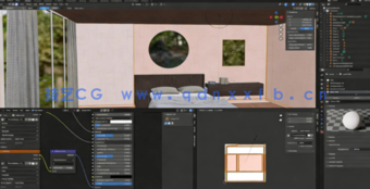 Blender现代风格室内设计技术视频教程(图2)