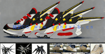 Blender科幻风运动鞋3D建模设计视频教程(图5)