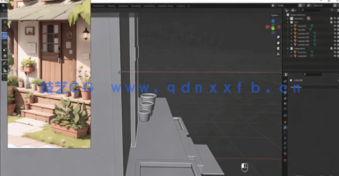 Blender精美迷你小屋制作流程视频教程(图2)