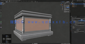 Blender与SP老式留声机建模与纹理实例制作视频教程(图2)