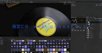 Blender与SP老式留声机建模与纹理实例制作视频教程(图6)