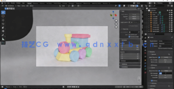 Blender玩具火车快速建模技术视频教程(图3)