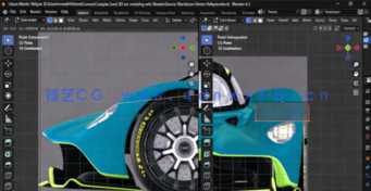 Blender 3D汽车完整制作工作流程视频教程(图2)
