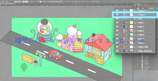 Illustrator创建复古流行等距设计与动画视频教程(图1)