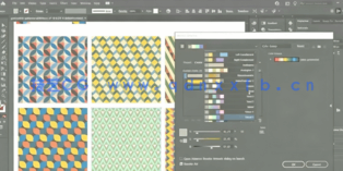  AI创建六种独特复古几何矢量图案工作流程视频教程(图5)