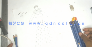 AI初学者时装设计草图到矢量插图创作过程工作流程视频教程(图5)