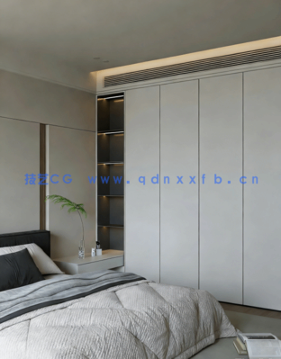 现代卧室/灯光参数齐全(图8)