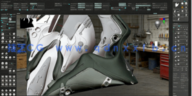 【中文字幕】VR虚拟现实机甲硬表面雕刻完整工作流程视频教程(图6)