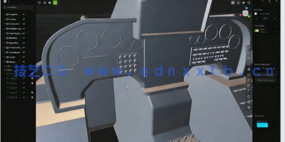 【中文字幕】Plasticity F-16战斗机完整建模全流程视频教程(图6)