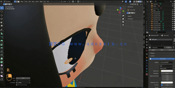 Blender 3D角色建模从头到尾完整制作初学者训练视频教程(图4)