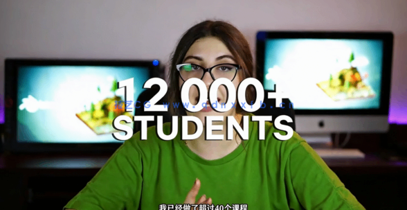 Blender低多边形森林植物模型实例制作视频教程(图5)