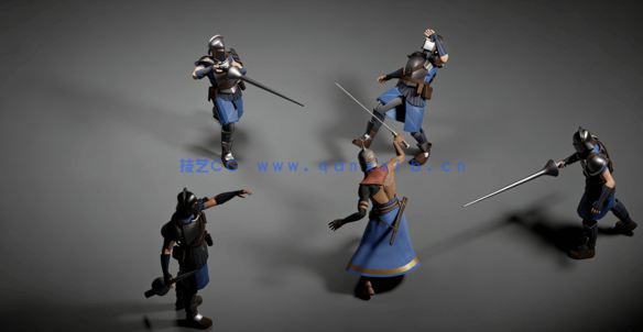 Blender游戏角色战斗动画完整制作视频教程 (图5)