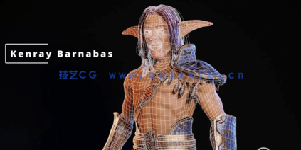 Blender精灵角色完整制作工作流程视频教程(图2)