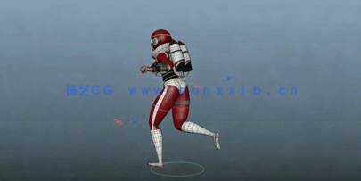 Maya人类角色行走跳跃身体力学动画制作视频教程 (图4)