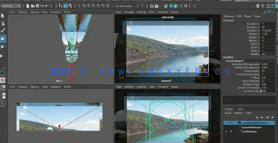 Maya虚拟摄像机工具使用技术视频教程(图5)