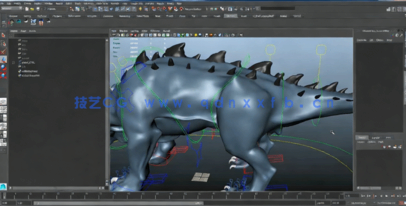 Maya四足动物绑定动画大师级训练视频教程(图2)