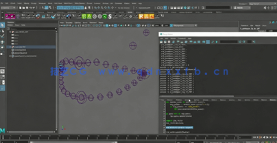 Maya中Python角色嘴唇下巴绑定动画训练频教程(图2)