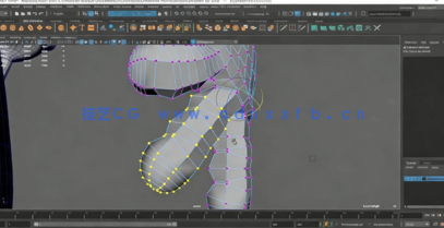 Maya与PS可爱怪物实例制作训练视频教程(图5)