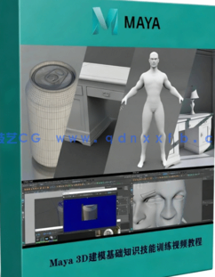 Maya 3D建模基础知识技能训练视频教程(图1)