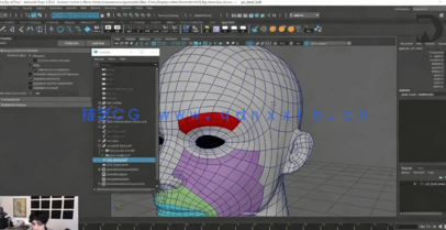 Maya人物角色面部绑定装配动画核心技术视频教程(图4)