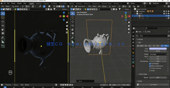 Blender酷炫游戏枪械完整建模流程视频教程(图5)