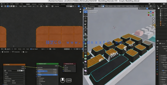 Blender 3D建模与灯光效果技术指南视频教程(图5)