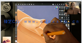 Nomad Sculpt鞋子3D绘画建模制作视频教程(图2)