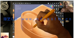 Nomad Sculpt鞋子3D绘画建模制作视频教程(图3)